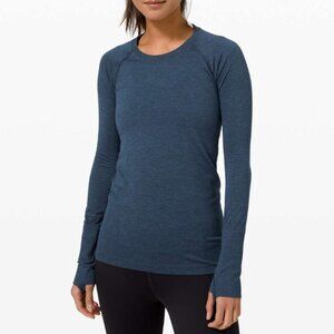 Lululemon Swiftly Tech Long Sleeve 2.0, Women's Size 6, Ink Blue